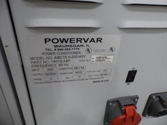 NO TARIFF Powervar Series 2000 GPI ABC15.0-20D40Y Power Conditioner 74015-54P
