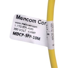 Mencom MDCP-5FP-10M Cordset, M12 5-Pin Female to Flying Leads, 10m Length