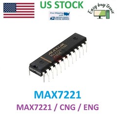 2PCS MAX7221CNG MAX7221ENG MAX7221 8-Digit LED Display Driver IC DIP-24