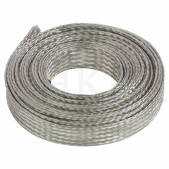 Flat Shield Braided Ground Strap Grounding Tinned Copper Braid Width 4mm – 70mm