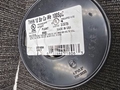SouthWire 22974084: THHN 10 AWG 100ft White Stranded CU Building Wire