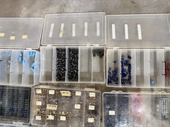Lot of Assorted Electrical Components Parts Capacitors Transistors Resistors