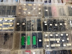Lot of Assorted Electrical Components Parts Capacitors Transistors Resistors