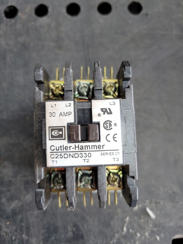 1) Cutler-Hammer C25DND330 30A 120V Coil