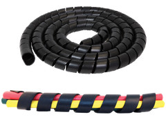 Tectran 820SPR-16 Black, Spiral Wrap 1 1/4″ I.D. 16′ Package