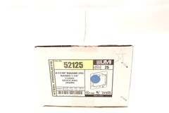 CASE OF 25 ORBIT 52125 4-11/16″ SQUARE (5S) RAISED 1-1/4″ 2-GANG DEVICE RING