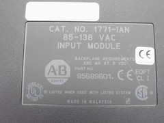 ALLEN BRADLEY 1771-IAN 85-138VAC UNMP