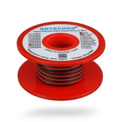 “26 Gauge Silicone Wire Spool Red and Black Each 50ft 2 Separate Wires Flexible