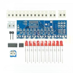 NE555+CD4017 Running LED Flow LED Light Electronic Production Suite DIY Kit