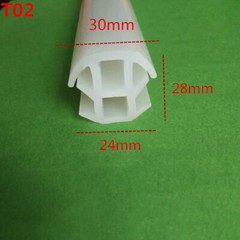 Solar Panels Gap Silicon Rubber T-Gasket Seal Strip Waterproof Sealing Strip