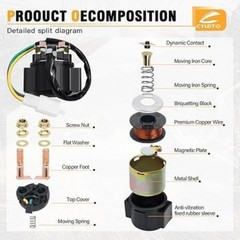 Starter Solenoid Relay for 4-Stroke 110cc 150cc 50cc 125cc 200cc 250cc 70cc 90cc