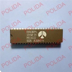 10PCS Microprocessor IC ROCKWELL DIP-40 R65C02P4 11450-14 R65C02P4E