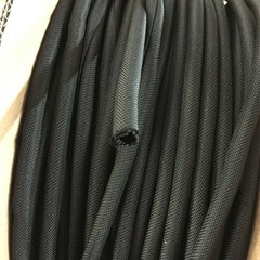 5mm~65mm Sleeving Black Self Closing Cable Sock Wrap Braided Cabling expandable