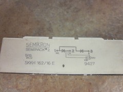 USED Semikron Semipack 2 SKKH 162/16 E Tested Good, Stock in USA