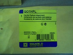 NEW LOT OF 5 SQUARE D QO1HPL HANDLE PADLOCK ATTACHMENT FOR CIRCUIT BREAKERS