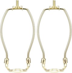 Polished Brass 6 Inch Detachable Lamp Harp Holder Size: 6 inch (Brass)