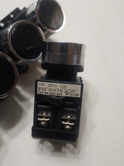 Lot of 9 Maruyasu HP22-10B Black Push Button 41-10279 125V-10A 250V-6A
