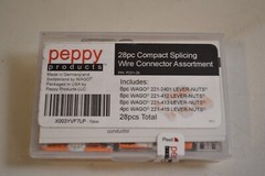 Peppy Products 28pc Compact Splicing Wire Connector Assortment P221-28
