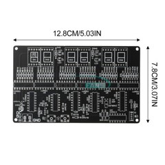 Digital 24-hour Clock DIY Circuit Electronic Kit 6-bit Clock Teaching Practice