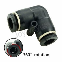 Push Connect Fitting Elbow 10mm Tube OD 90° Degree Adapter Air Compressor 10 Pcs