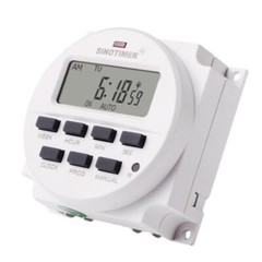 TM618SH 5/12/24V 110V 220V 1 Second Interval Digital LCD Timer Switch Time Relay