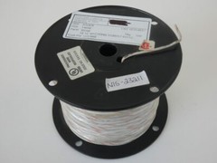 Allied Wire & Cable 32056 Wire Spool, 500′, 18 AWG, White/Orange – NEW Surplus!