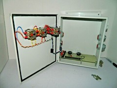 Measurex Enclosure 3 Button Control Panel Open Close Hand Auto Controls, NOS