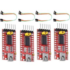 4 Set FT232RL Adapter Module Mini Port FTDI USB to TTL Serials 3.3V 5.5V NEW