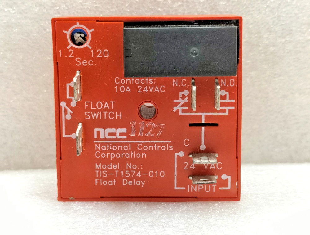 NATIONAL CONTROLS CORPORATION NCC TIS-T1574-010 FLOAT DELAY