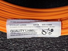 Corning Optical Cable 00D301EN19R300F-AZ 300′ Orange 1F TDRP or Pushlokpls Cable