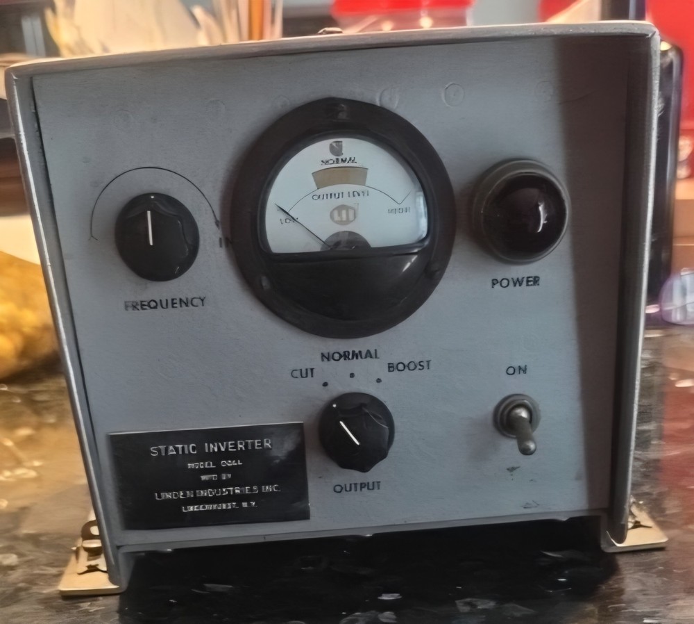 Static Inverter Model 0044 By Linden Industries Inc. Used Untested