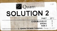 Quam Solution 2 Round Ceiling Speaker 8″ White With Back Cam and Mounting