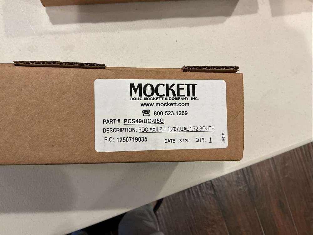 Mockett Part# Pcs49/uc-95g Power Grommet (3 Available )