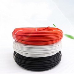 Silicone Rubber High Temp 250℃ Cable Fiberglass+Resin Braided Tinned Copper Wire