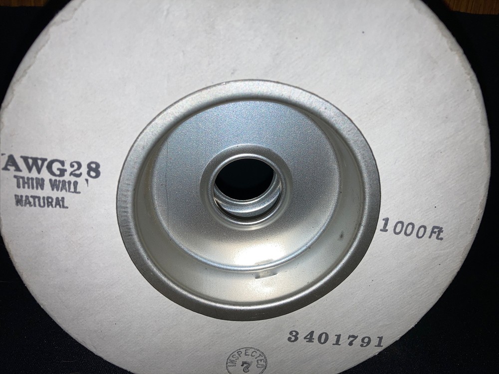 Ico-Rally STT-28 Clear Teflon Tubing 1000 ft. Spool #28 ga. “Thin Wall”