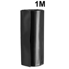 PVC Heat Shrink Pipe Tube 103mm Flat Width for 18650 Shrink Film 1M Black