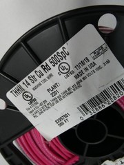 Southwire E51583 Mtw/thwn/thhn Red Machine Tool Wire 14awg 500ft