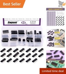 40Pcs Logic IC Assortment Kit 74HCxx 74LSxx Series Digital IC Chips for Projects