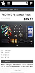 Adafruit BUNDLE FLORA GPS Starter #1090, NeoPixel Ring 24 x 5050 RGB LED #1586 +