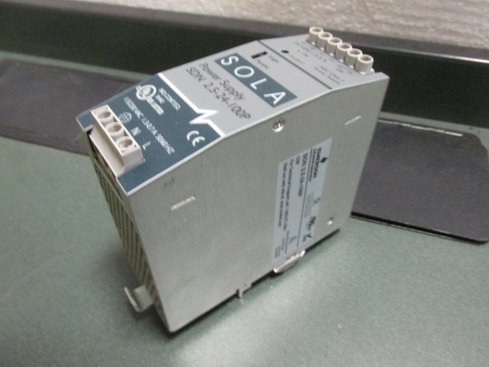 Sola Power Supply SDN 2.5-24-100P 115VAC/230VAC 1.3-0.7A 24VDC/2.5A 45931DH