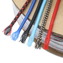 12-80mm PET Braided Expandable Cable Sleeving Wire Harness Wrap Sheath Flexible