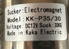 36x DC 12V 30KG 66LB Electromagnet 35x30mm KK-P35/30 Holding Magnet – NEW
