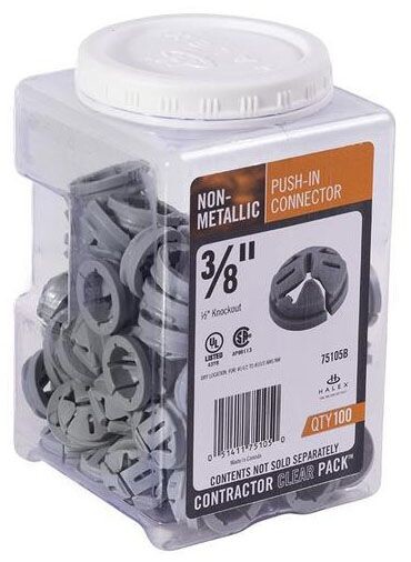 Halex 82710B, 1, STL, Cncrt Tight, Insulated Throat, Set Scrw EMT Con Cnnctr 1pc