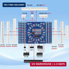 SMD Soldering Practice Kit – Build a LED Light Rotating Display | DIY Electronic