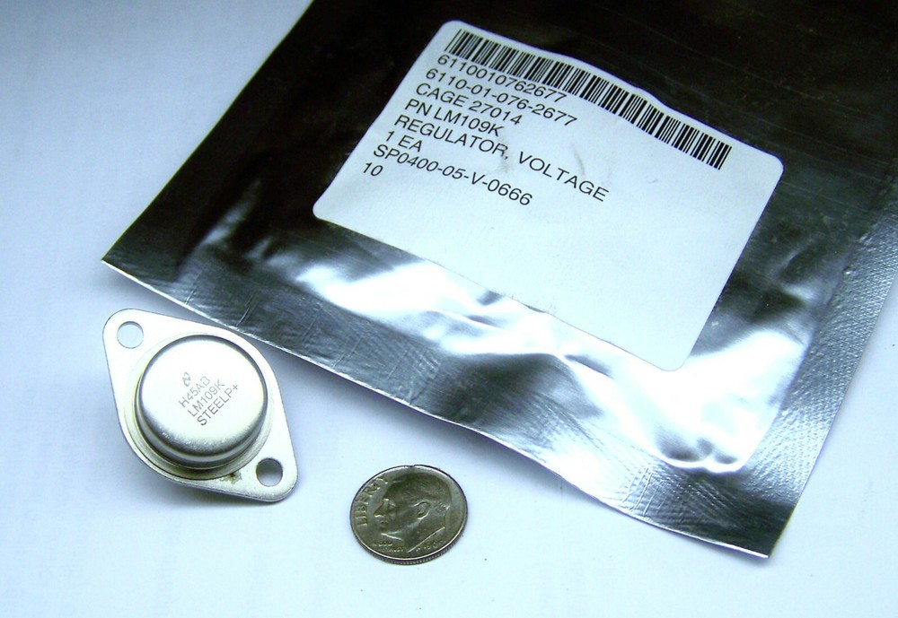 NATIONAL SEMICONDUCTOR LM109K NEW VOLTAGE REGULATOR 2 PIN IN 35 VDC OUT 5.1V .5A
