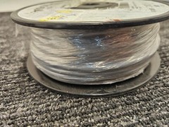 Wire 3 Conductor 22 AWG Stranded 100 Feet Foil Shielded Chrome Gray PVC