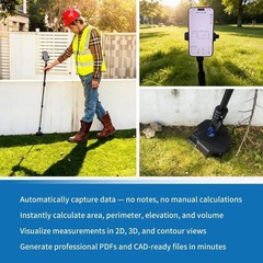 BC Motion Measuring Tool: 3D Mapping, Area/Perimeter Measure for Construction