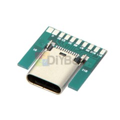 1/2/5PCS USB 3.1 Type C Female Plug Socket Connector SMT Type PCB Board 24Pin