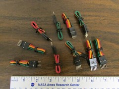 10 Pc 6-inch 5-Position Fem-Fem Ribbon Cable W/Male Headers +5V RX TX GND RES