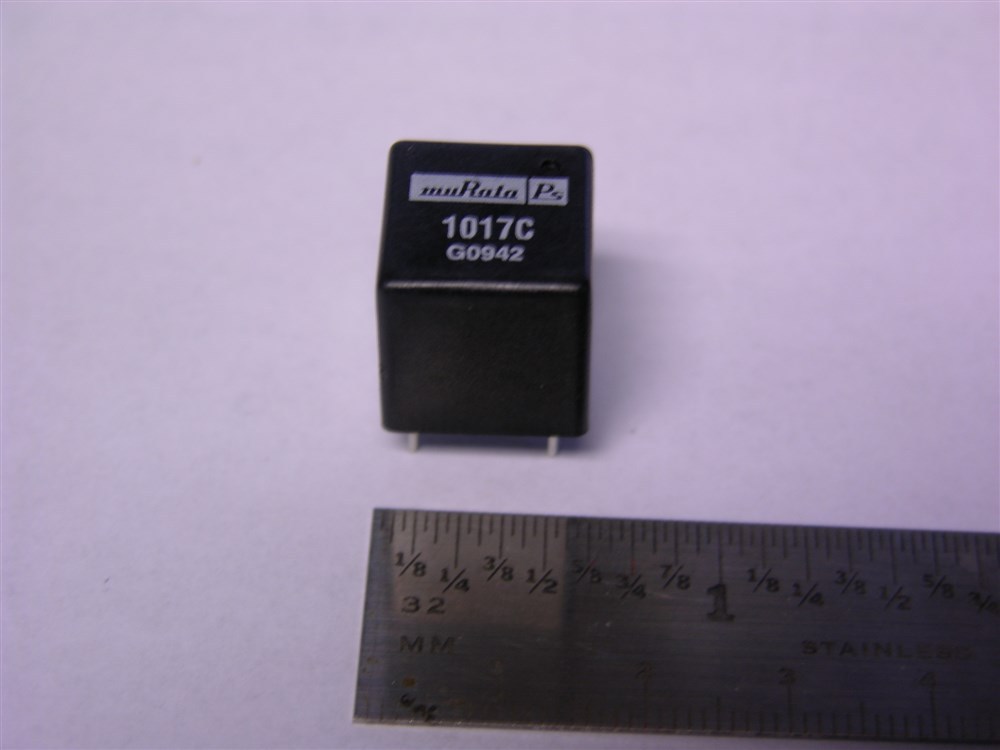 2 Murata Power Solutions 1017C 1:1 .8mH PCB Pulse Transformers UL 94V-0 Package